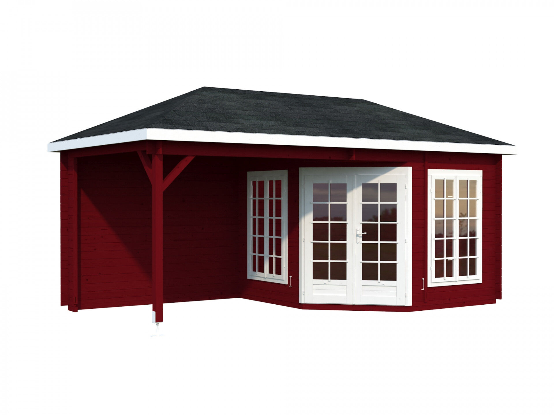 Palmako 5 Eck Gartenhaus Melanie 7,0+8,1 m²