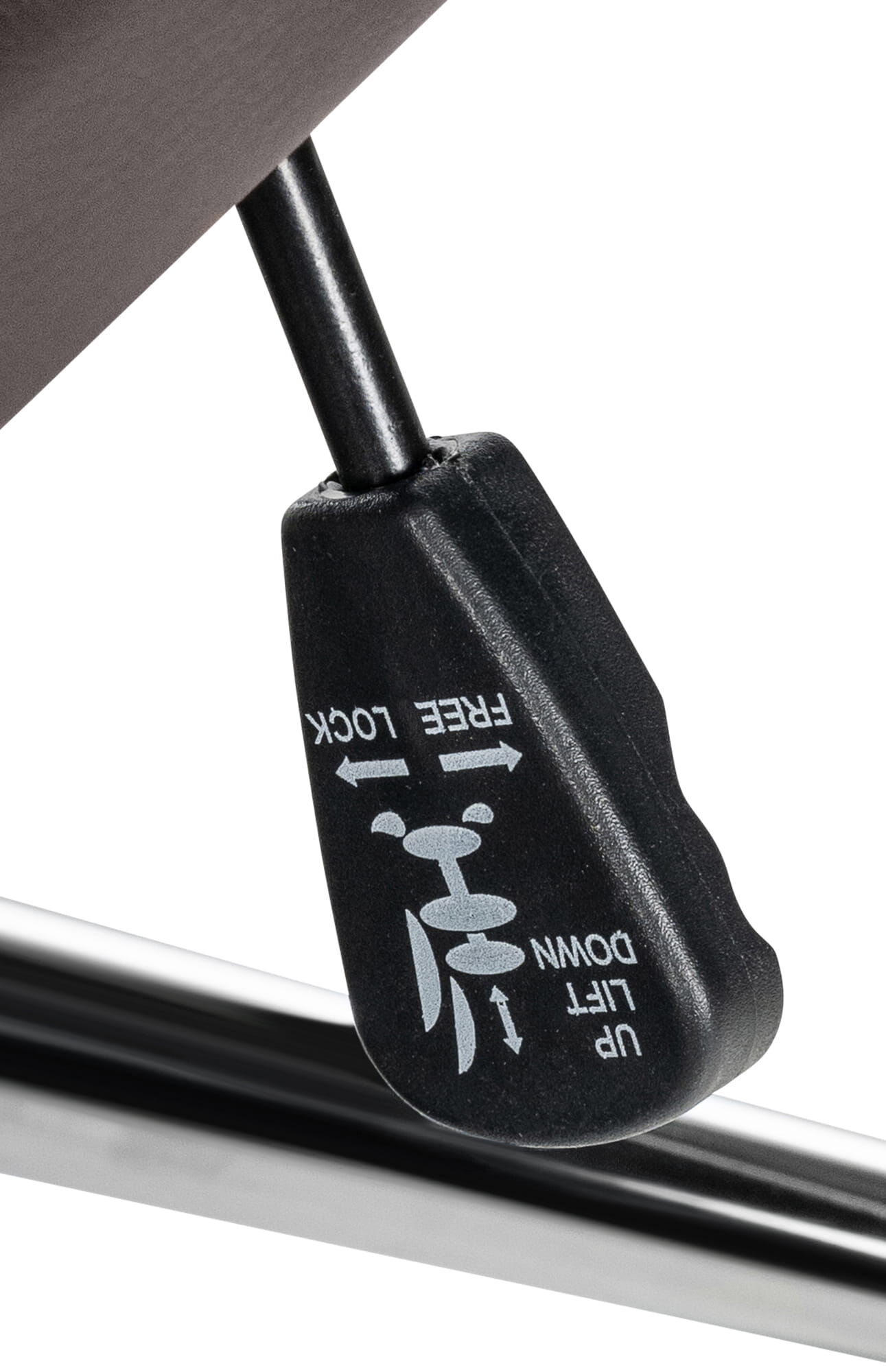 Bürostuhl Mollis Echtleder, coffee