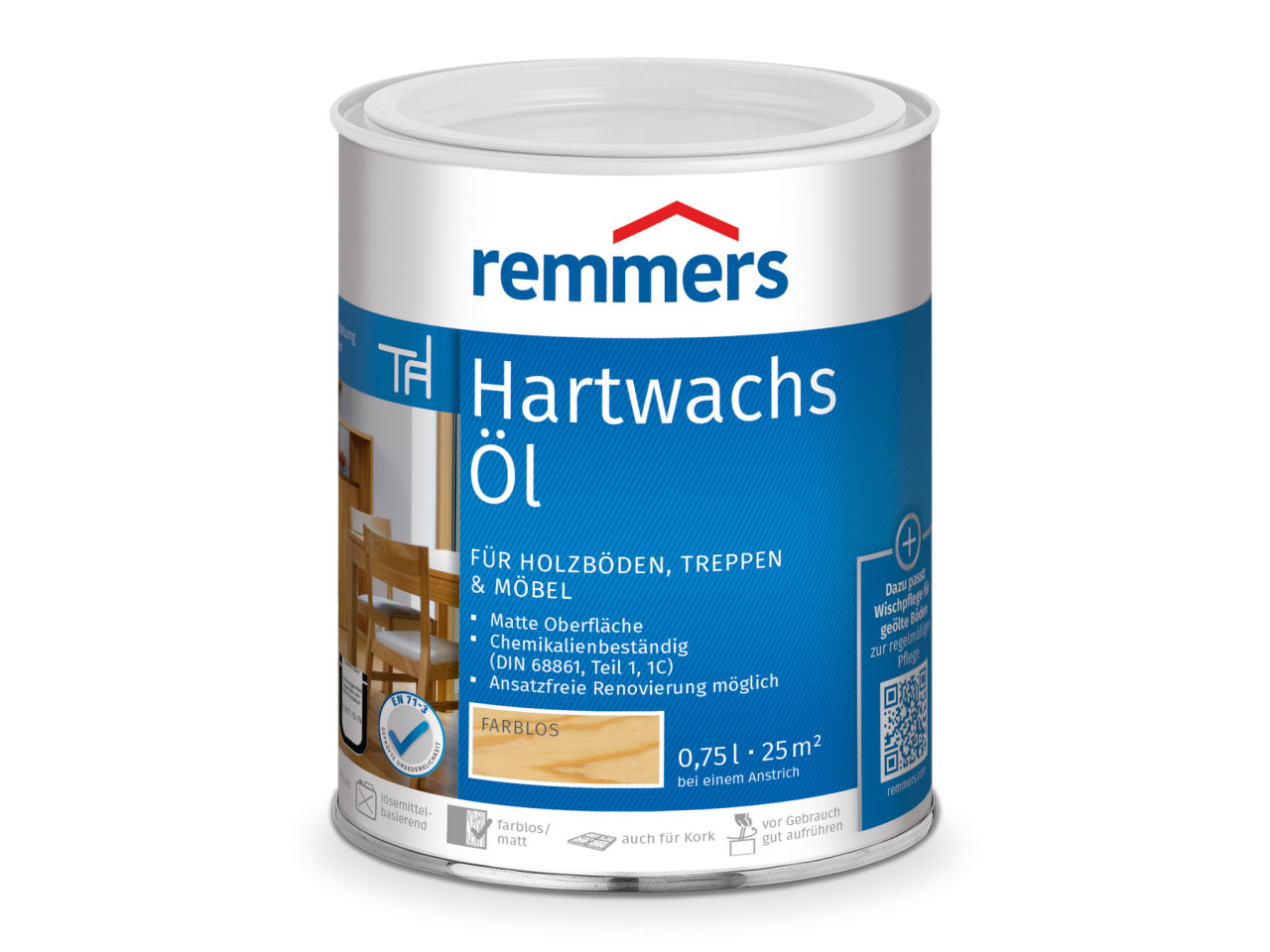 Remmers Hartwachs-Öl 0.75 l farblos