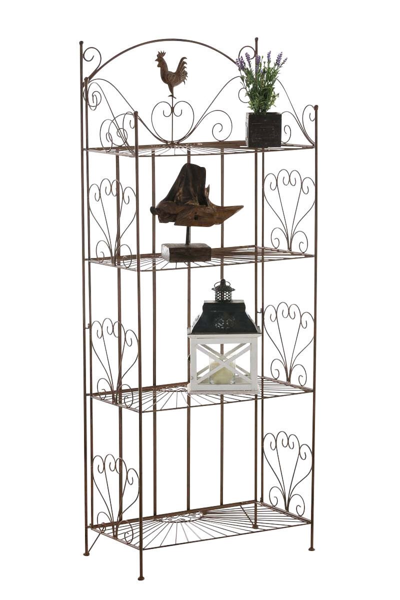 Standregal Mia, antik braun