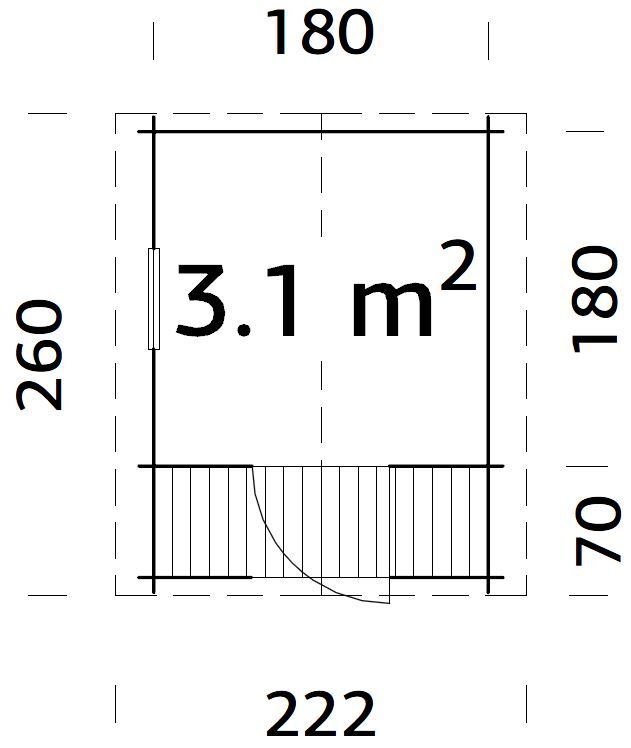 Palmako Kinderspielhaus Stina 3,1 m²