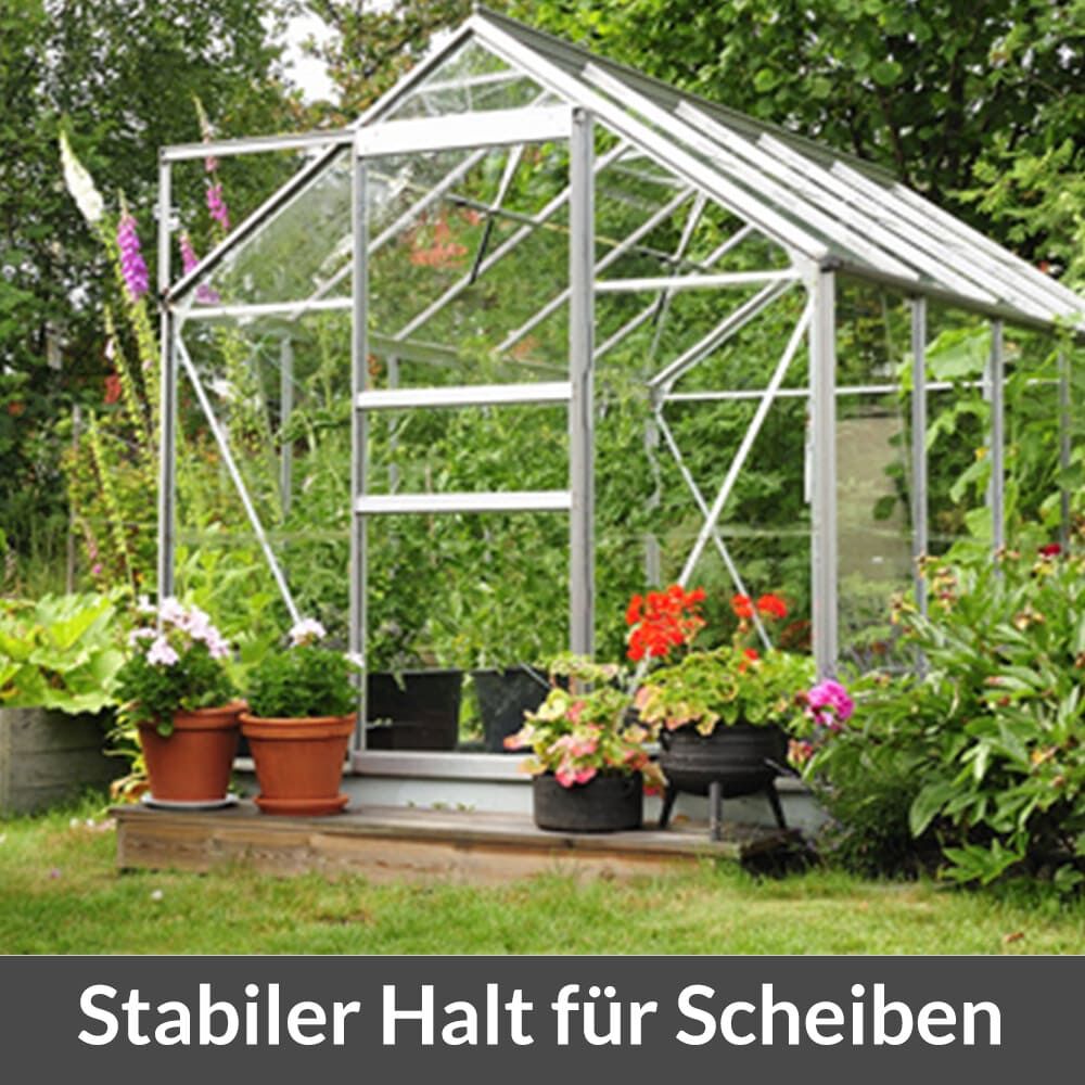 Gewächshausklammern 50er-Set Metall