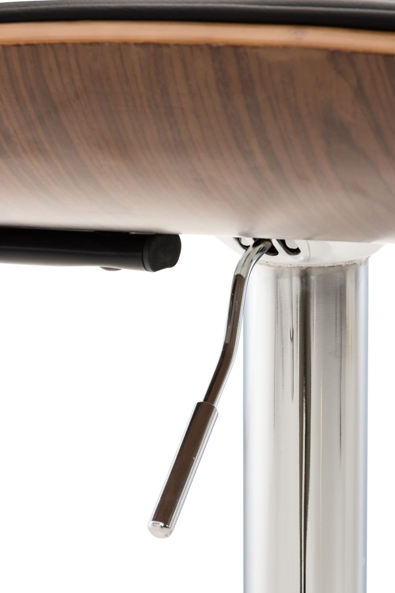 Barhocker Sarnia Kunstleder, walnuss/schwarz