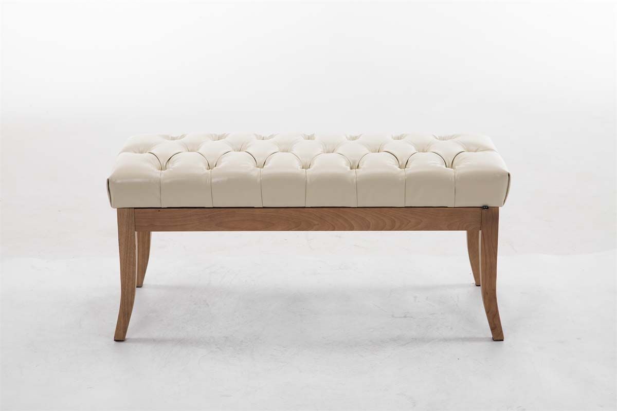 Sitzbank Ramses Kunstleder antik-hell 100, creme
