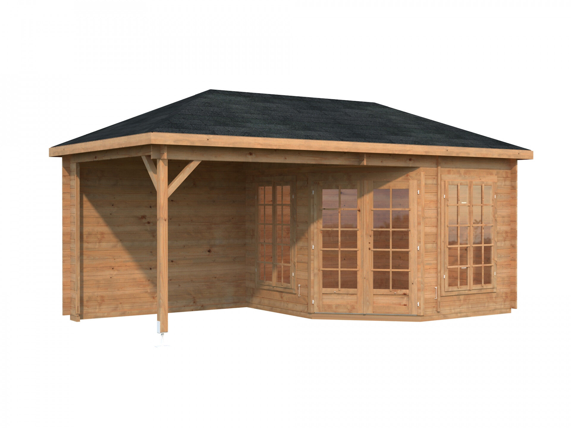 Palmako 5 Eck Gartenhaus Melanie 7,0+8,1 m²