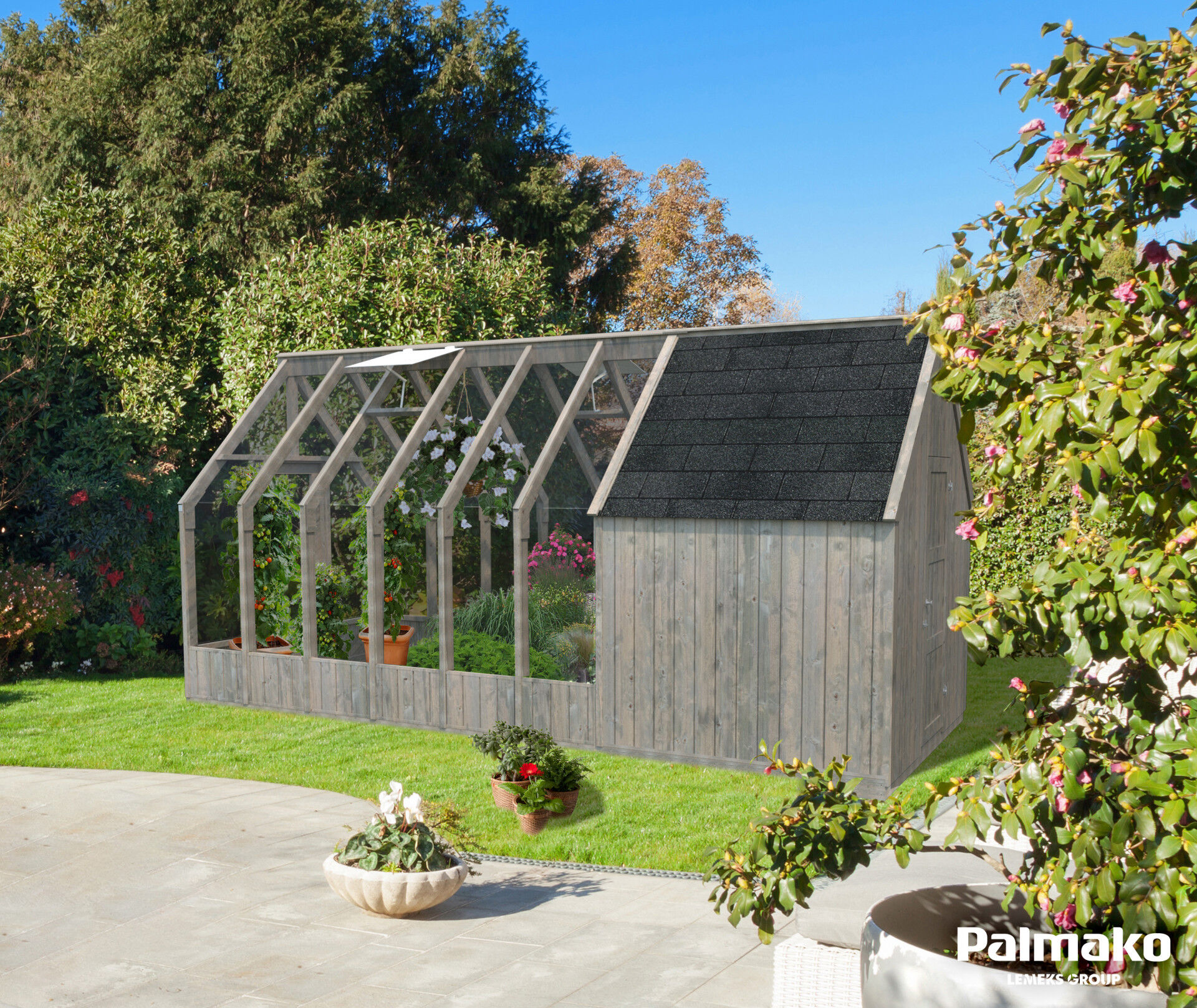 Palmako Gewächshaus Emilia Geräteraum 4,0 m²