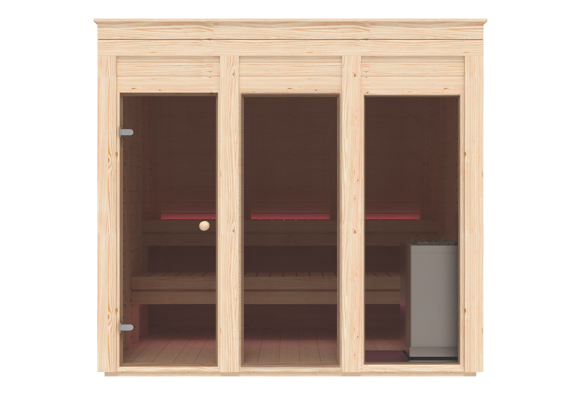 Saunacube modern 2,4 x 2,4m