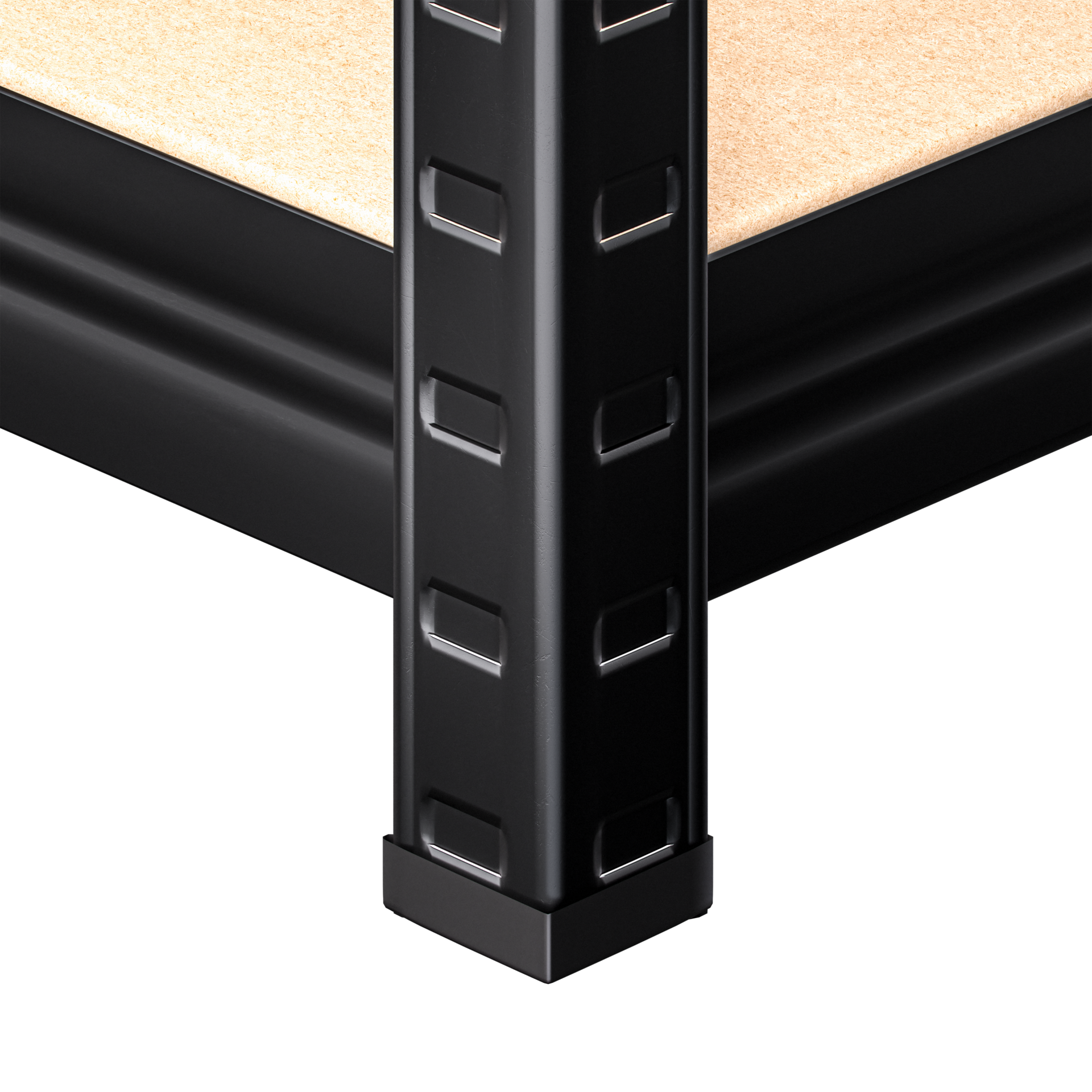 Schwerlasteckregal Schwarz 180x70x40cm verzinkt 875kg