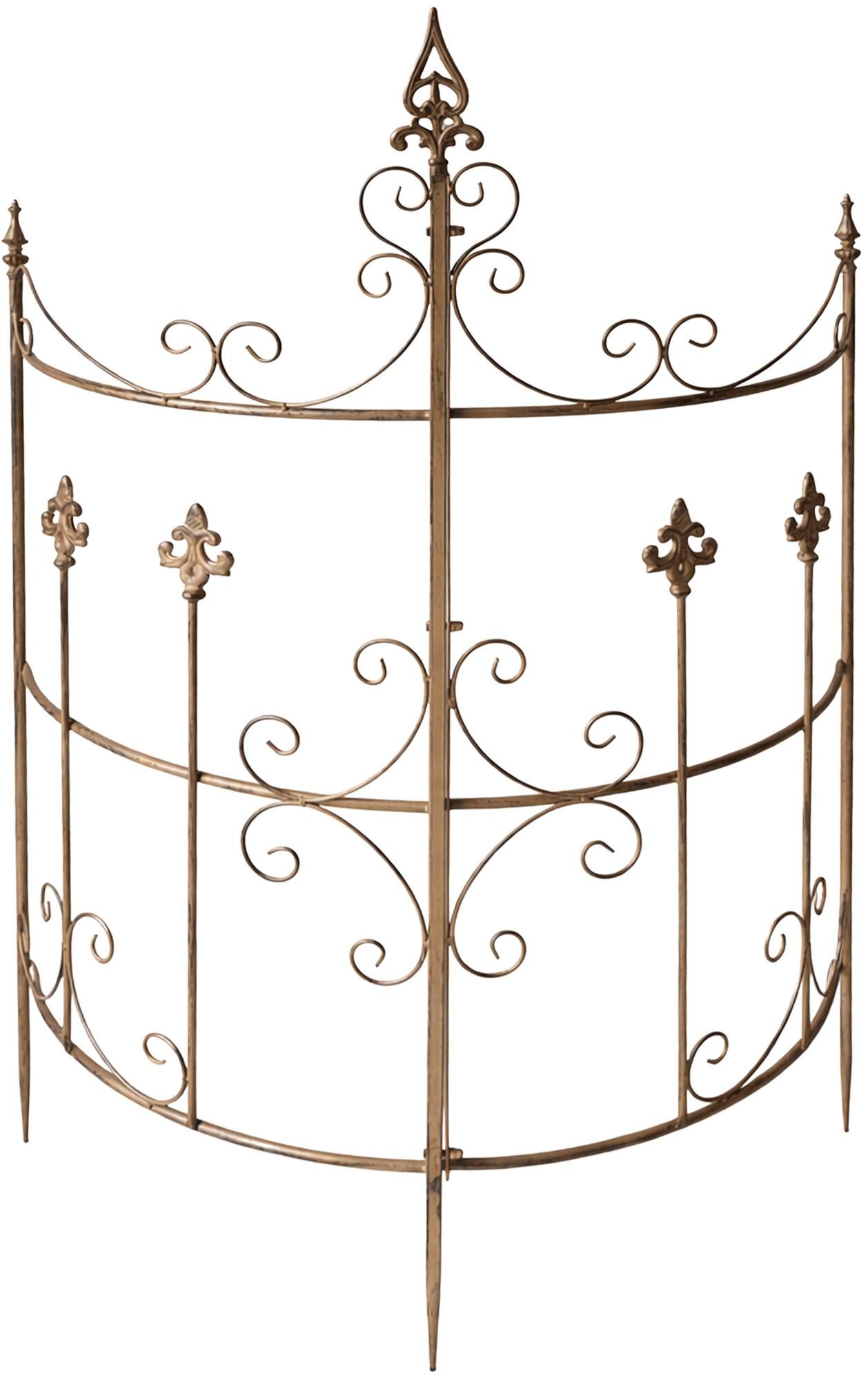 2er Set Rankgitter Klivia, braun