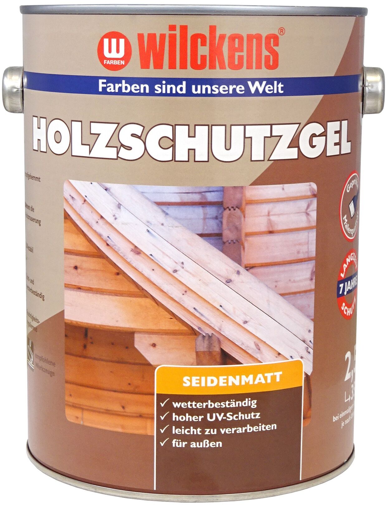 Wilckens Holzschutzgel seidenmatt 2.5l, eiche
