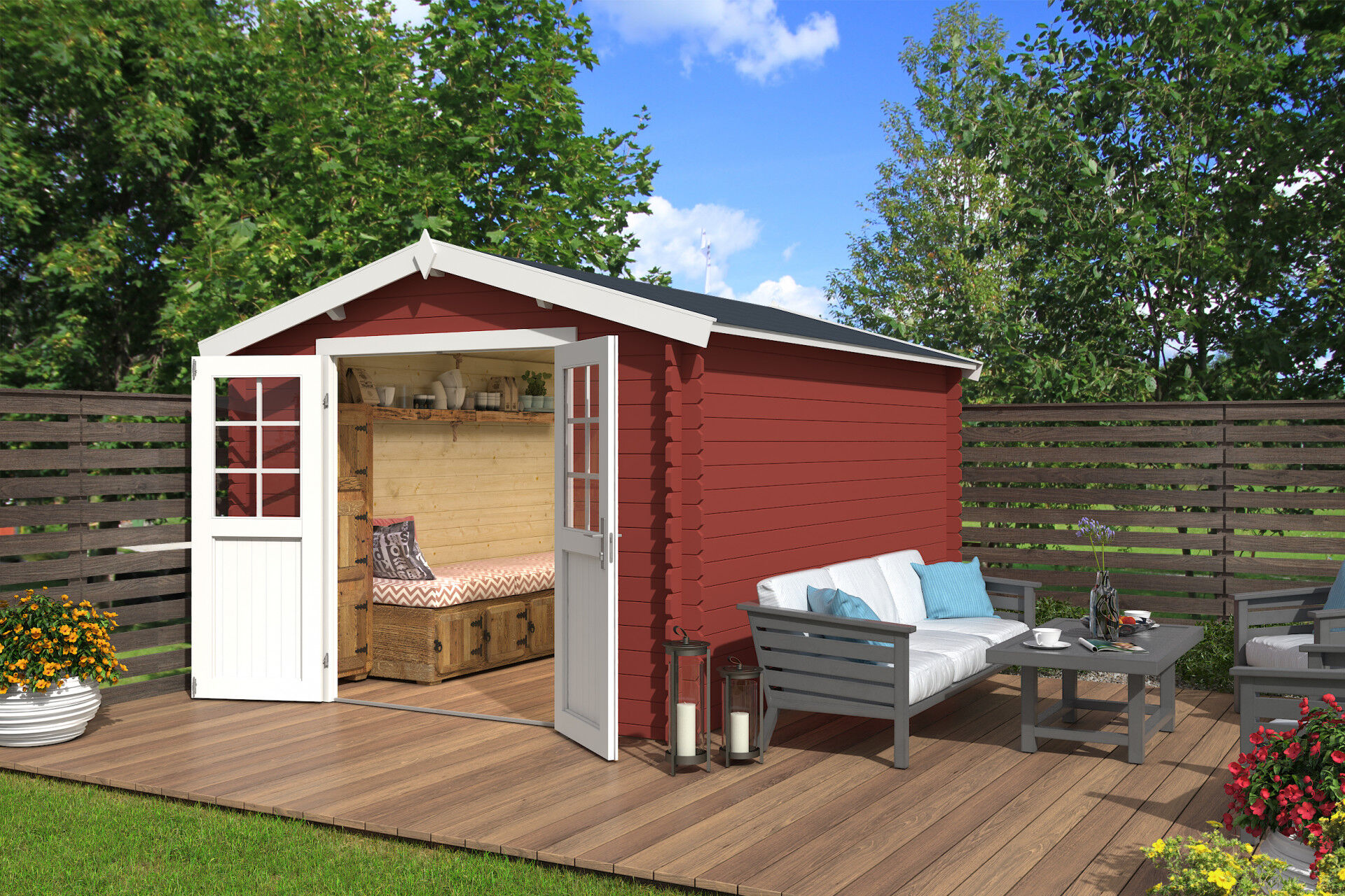 Lasita Maja Gartenhaus Norah 380