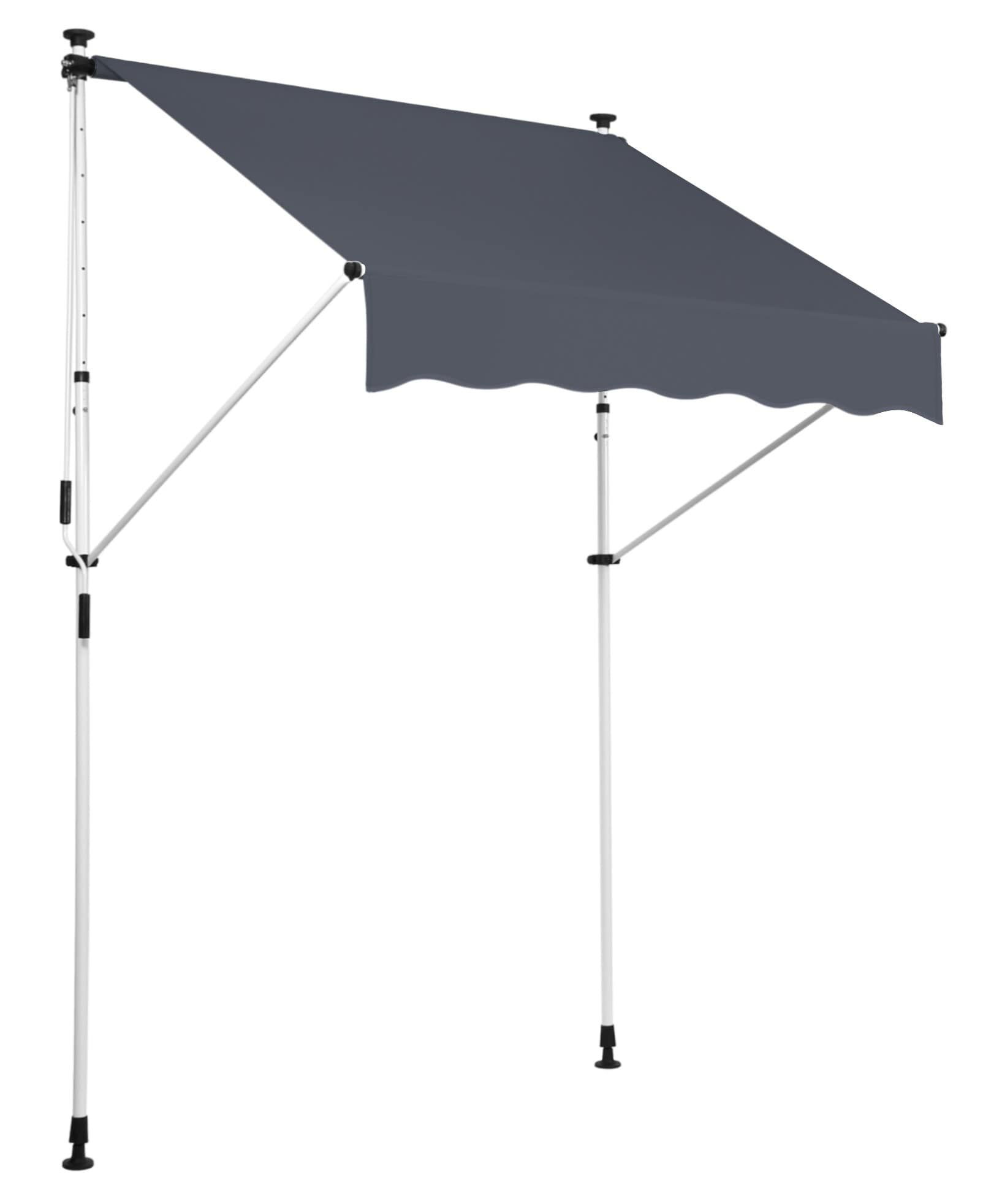 Klemmmarkise Westerly 250x120 cm, anthrazit