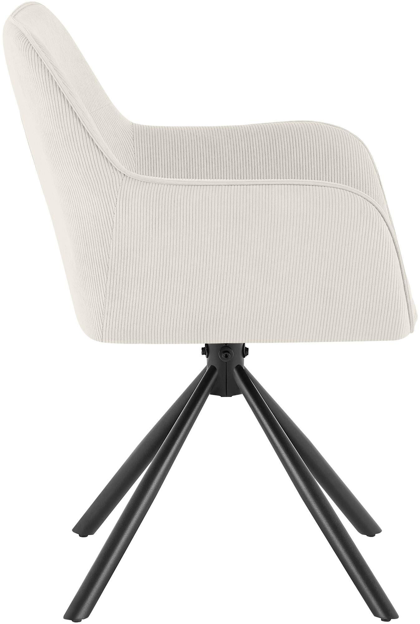 Stuhl Tipton Cord, creme