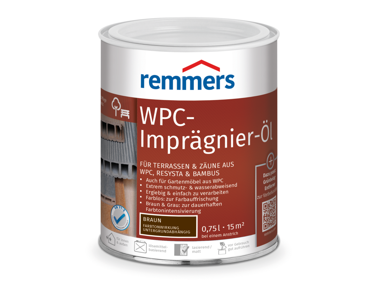 Remmers WPC-Imprägnier-Öl 0.75 l