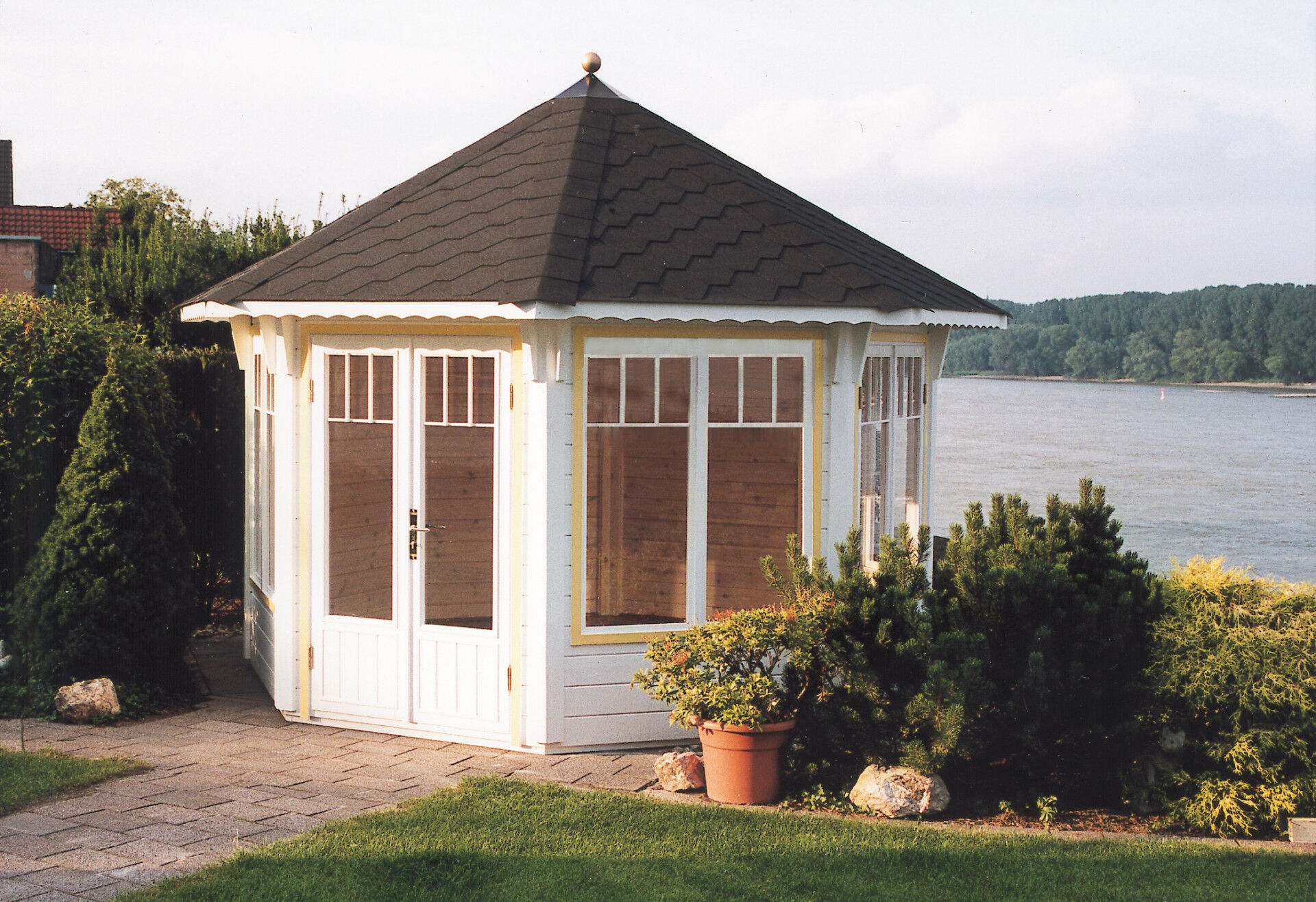 Pavillon Nizza 10 m2, schwarz