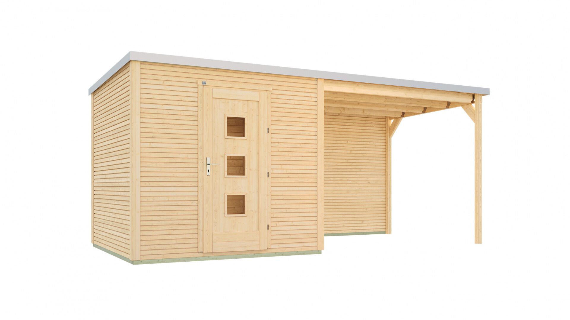 weka Design-Gartenhaus wekaLine 413 B 5,6x2,6m
