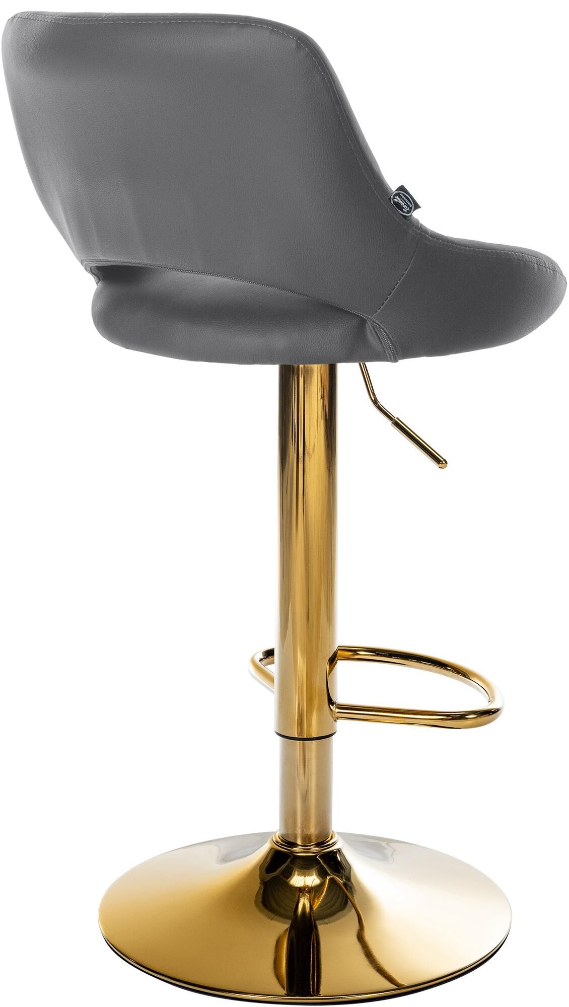 2er Set Barhocker Milet Kunstleder G, grau