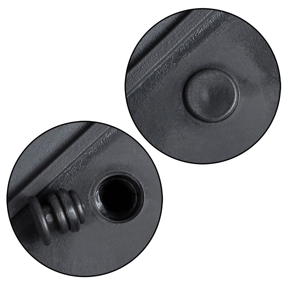 Polyrattan Blumenkasten Creme 95x27x60cm