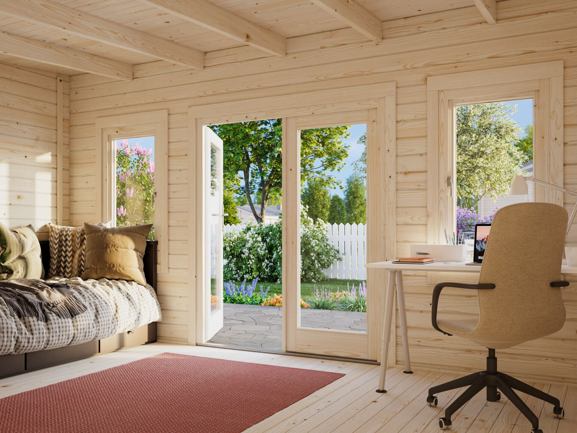 Palmako Pultdach Gartenhaus Lisa 14,2 m²