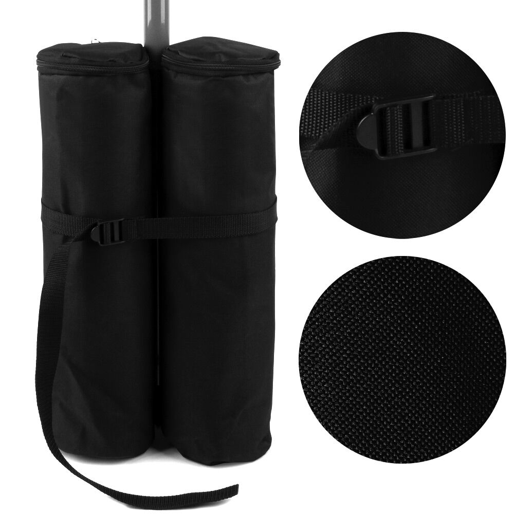 Pavillon Standsicherung 4er-Set Schwarz