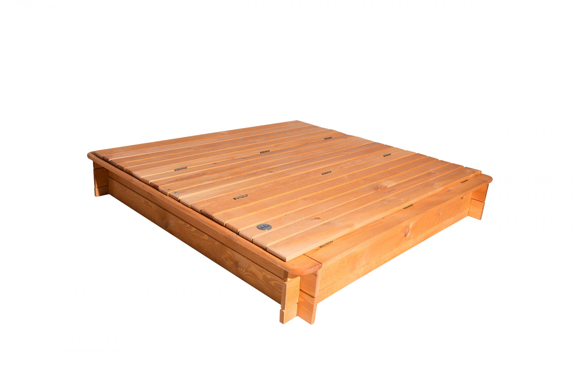 Sandkasten 196 B, Gr.2, mit Klappbarer Abdeckung, Honigbraun