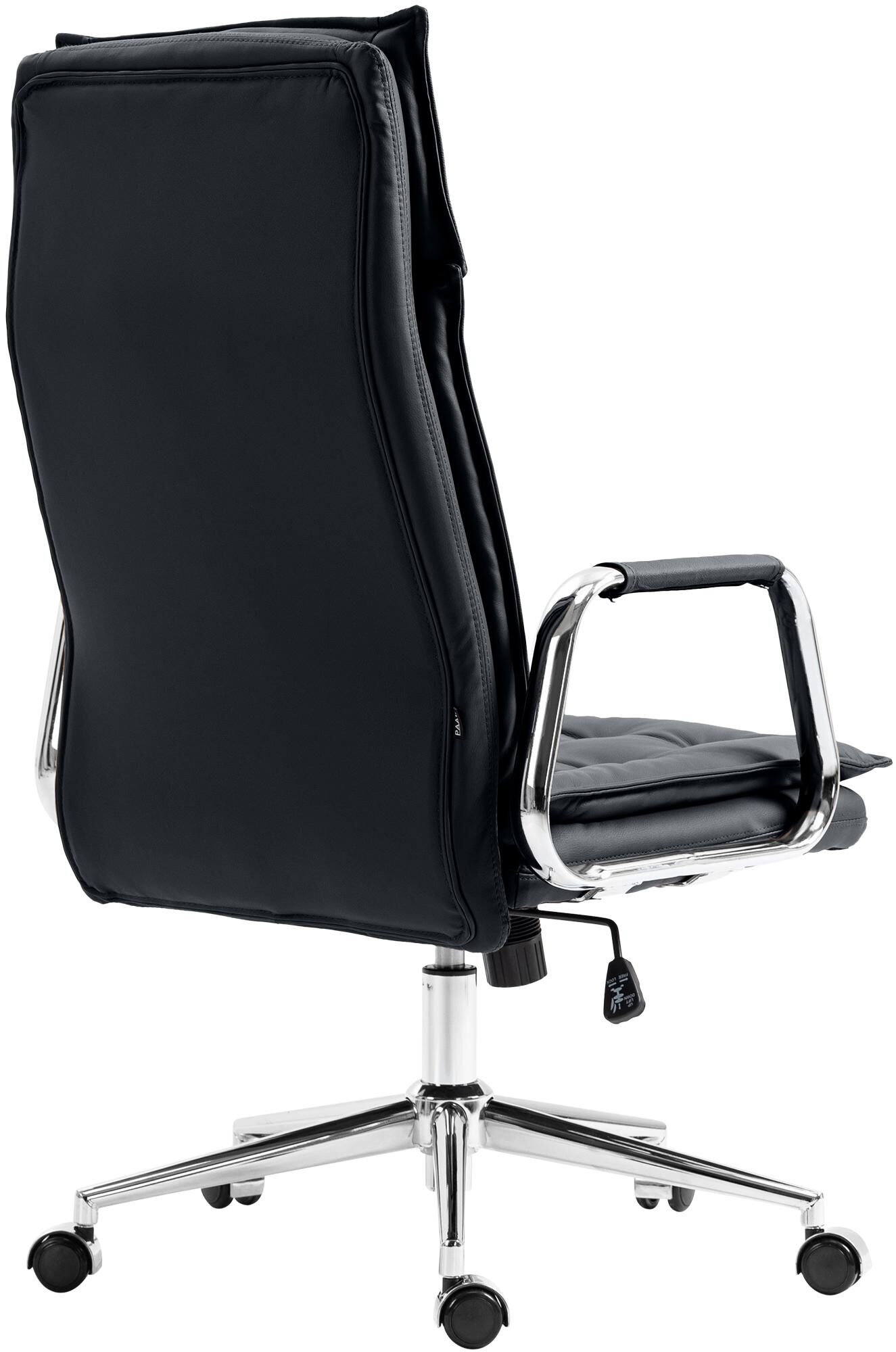 Bürostuhl Sotira Echtleder, schwarz