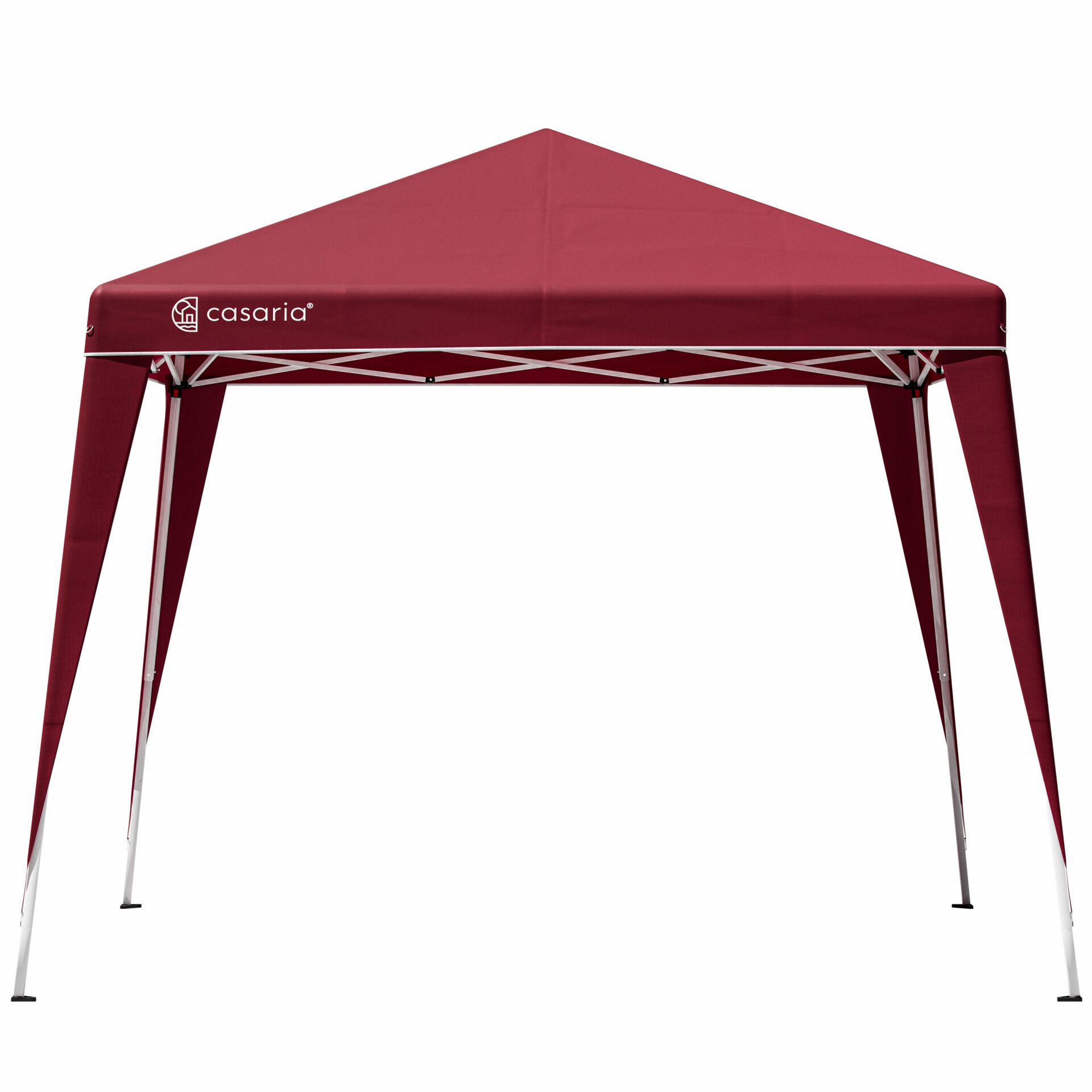 Faltpavillon 3x3m Pop-Up Weinrot Schnellaufbau UV-Schutz 50+ wasserdicht stabil