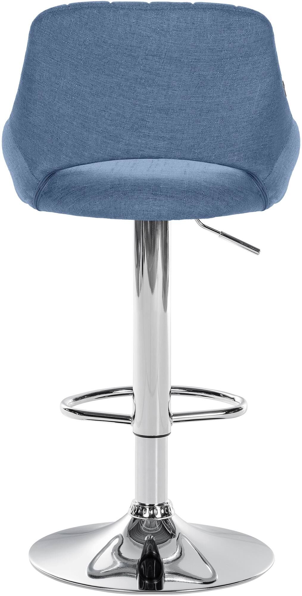 2er Set Barhocker Milet Stoff C, blau