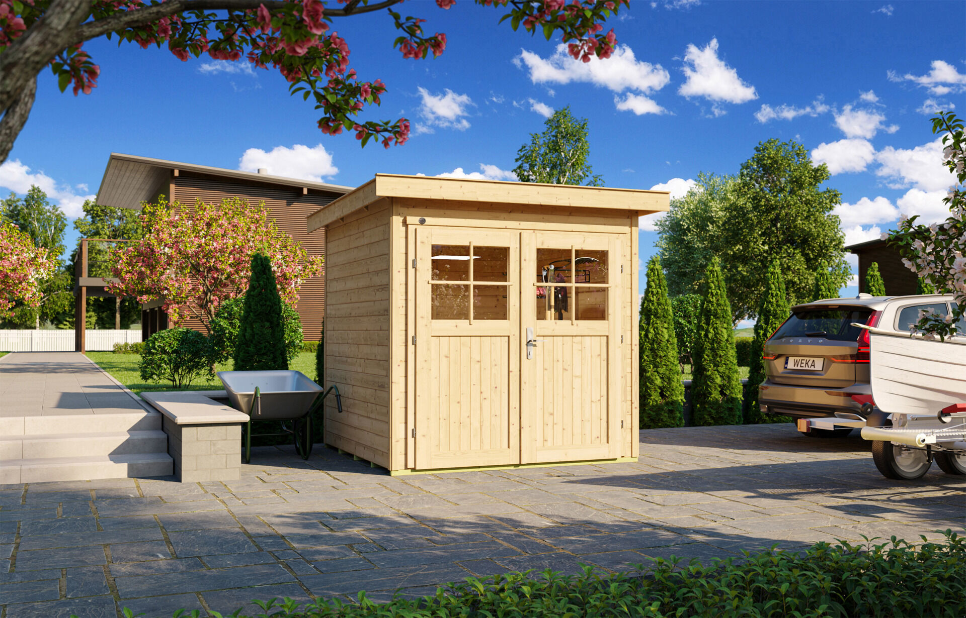 weka Gartenhaus 227 - 2,3x2,5m