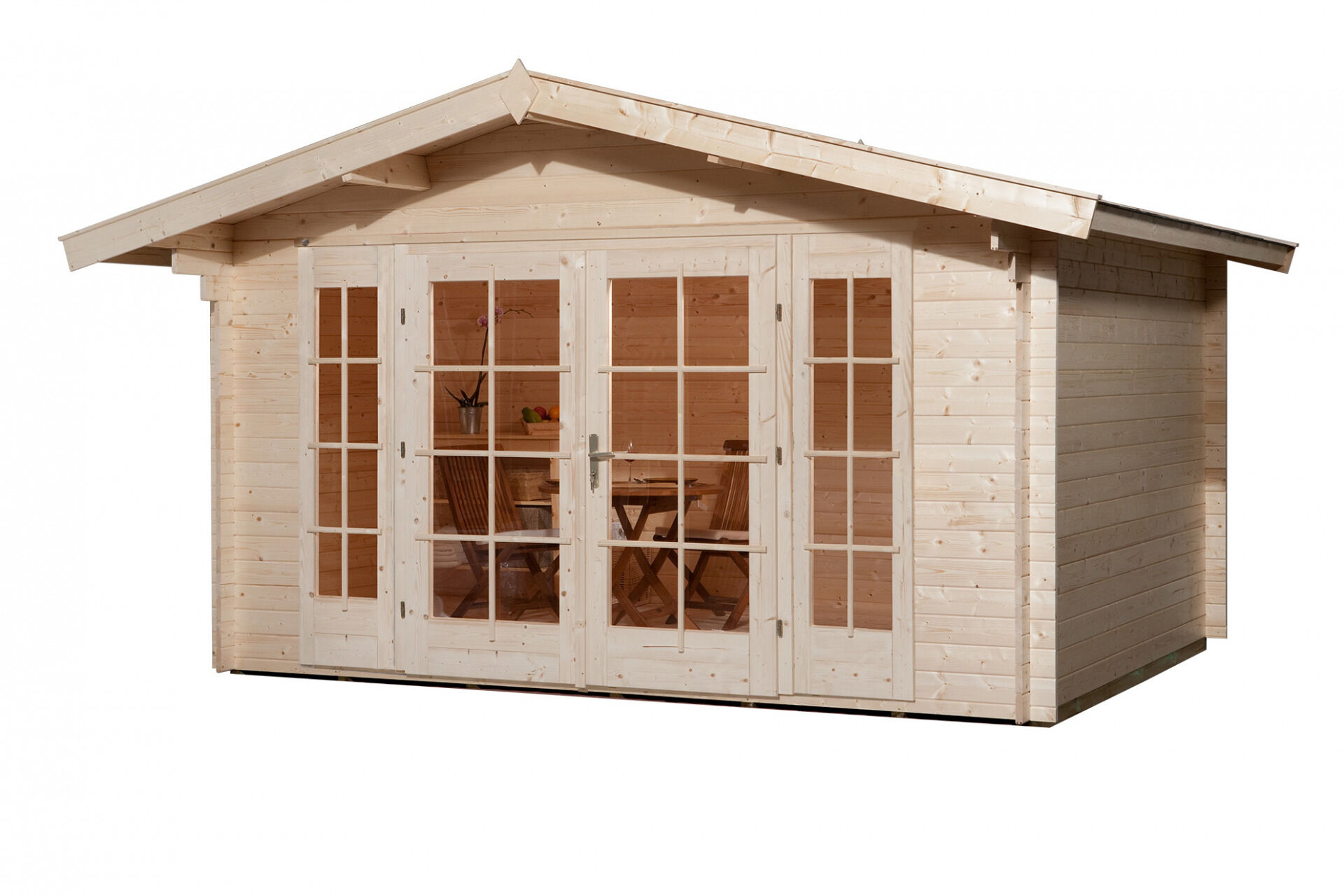 weka Weekendhaus 137 Gartenhaus 4,6x4,5m