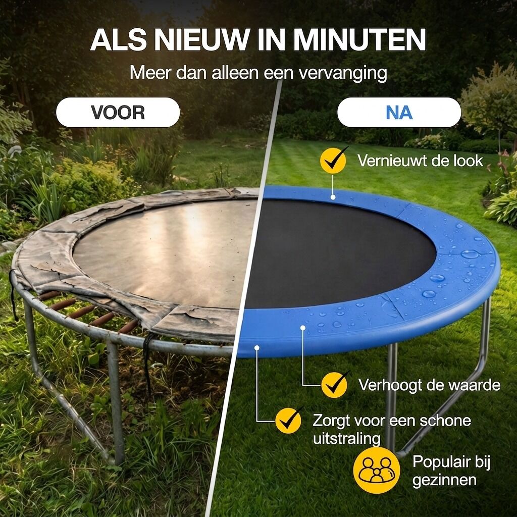 Trampolin Randabdeckung Blau Ø244cm V1