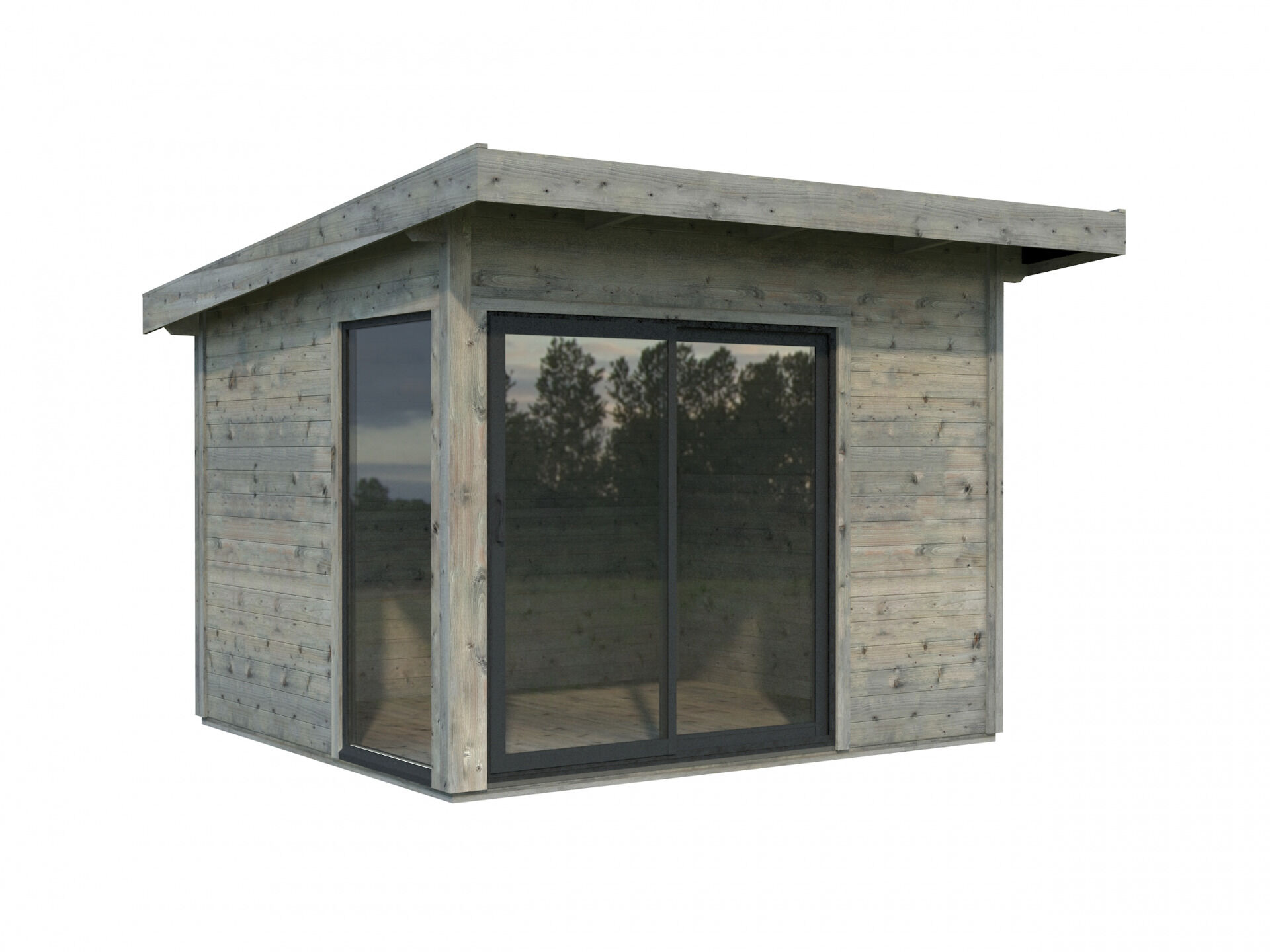 Palmako Pultdach Gartenhaus Andrea 7,5 m2 Slide Plus