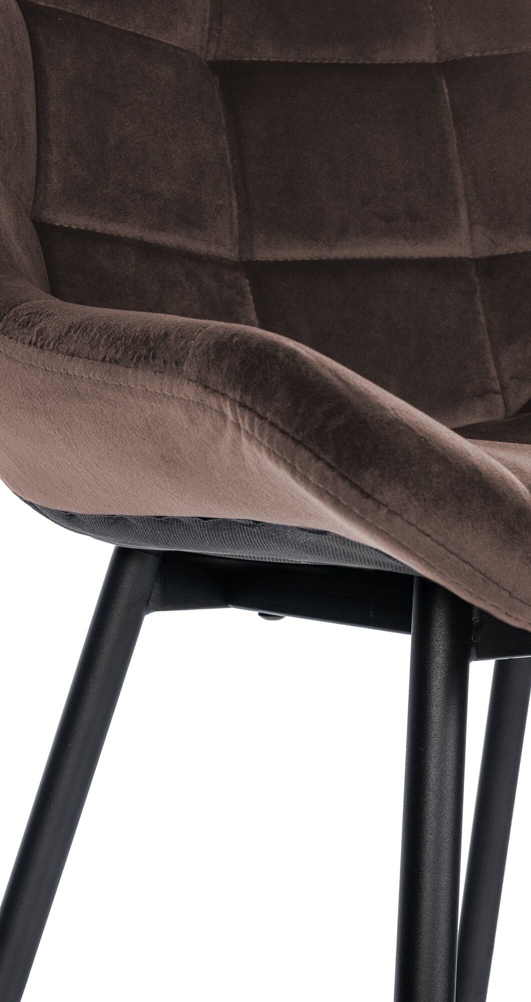 Barhocker Weston Samt, braun