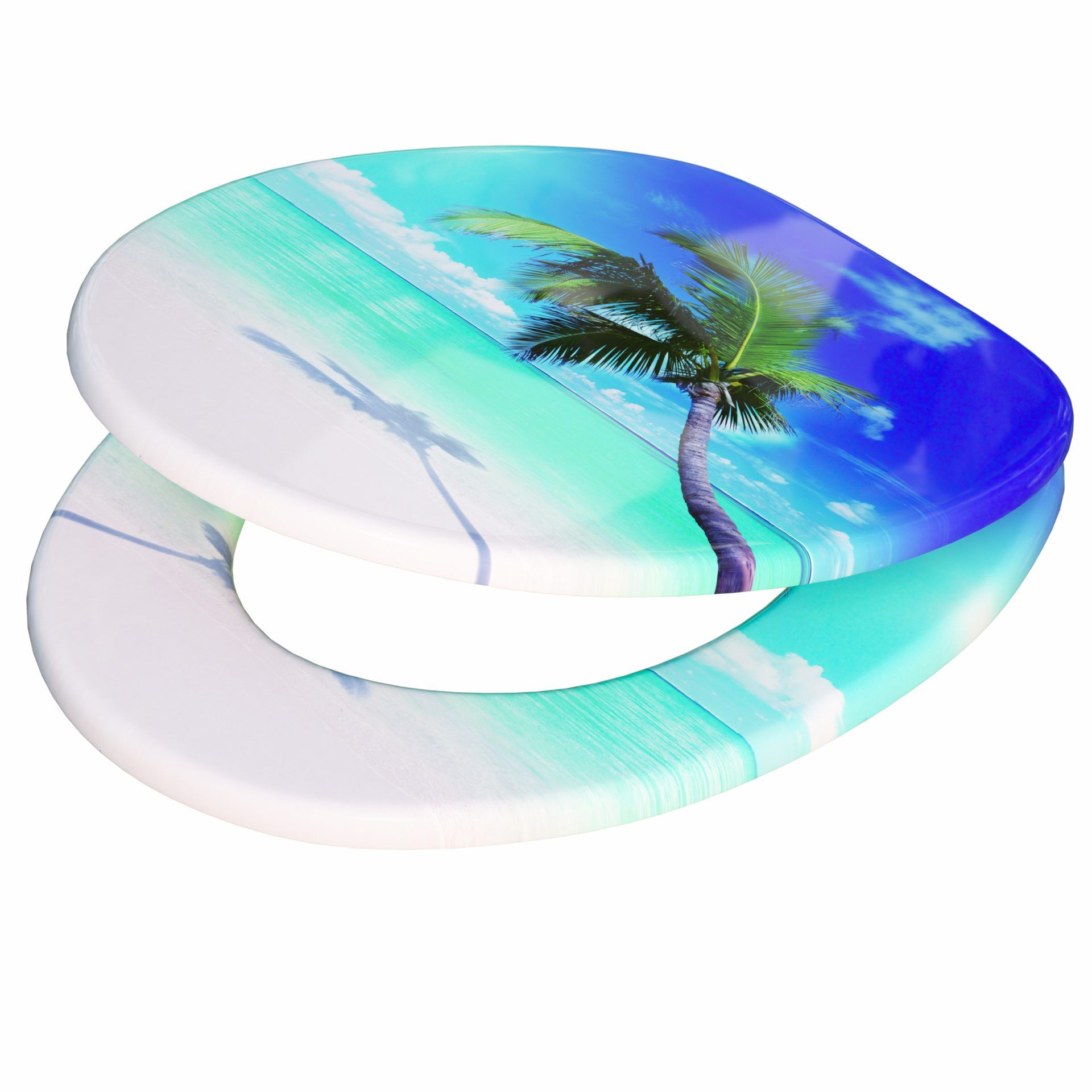 Toilettensitz Strand mit Absenkautomatik