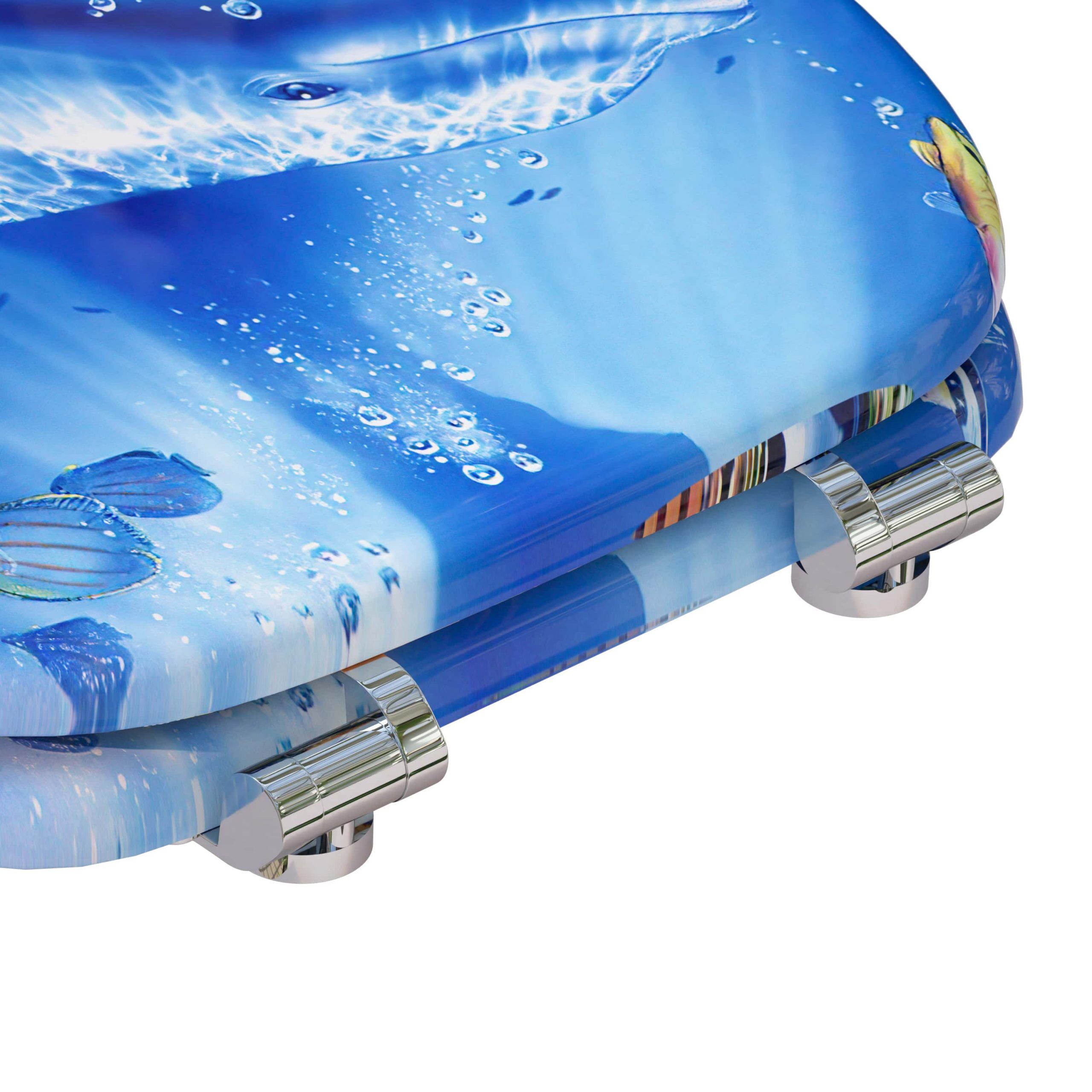 Toilettensitz Sealife mit Absenkautomatik
