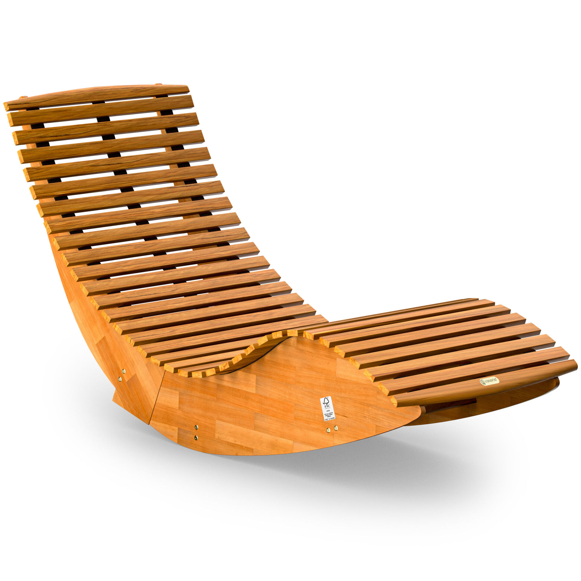 Saunaliege Java klappbar ergonomisch Schaukel fixierbar