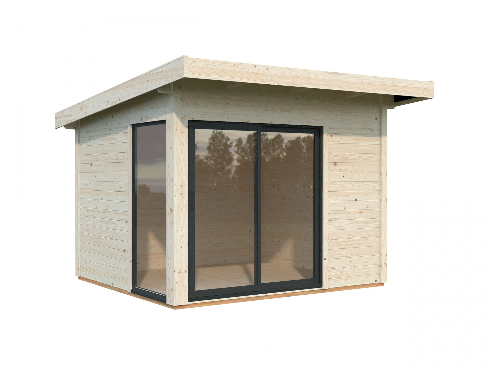 Palmako Pultdach Gartenhaus Andrea 7,5 m2 Slide Plus