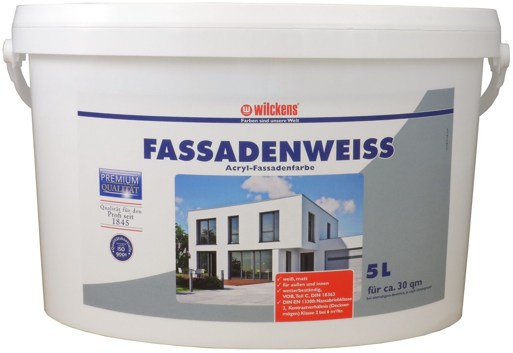 Wilckens Fassadenweiss Premium-Qualität 5l