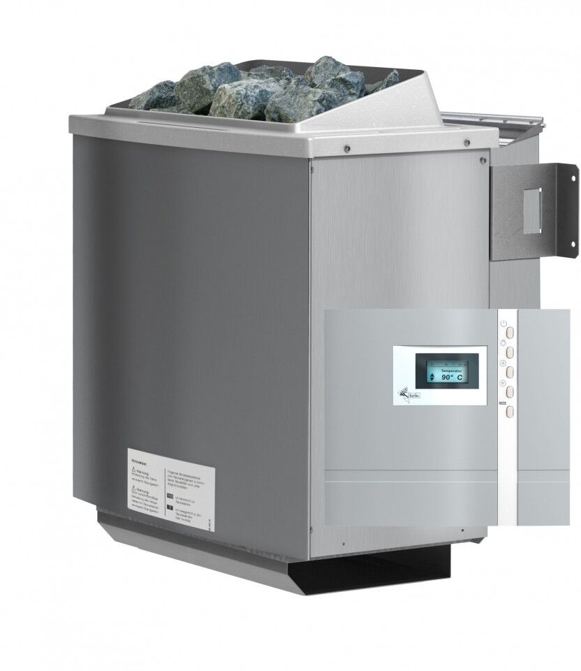 Saunaofen 9 kW Bio Kombiofen mit Steuerung Premium Bio und Steinen