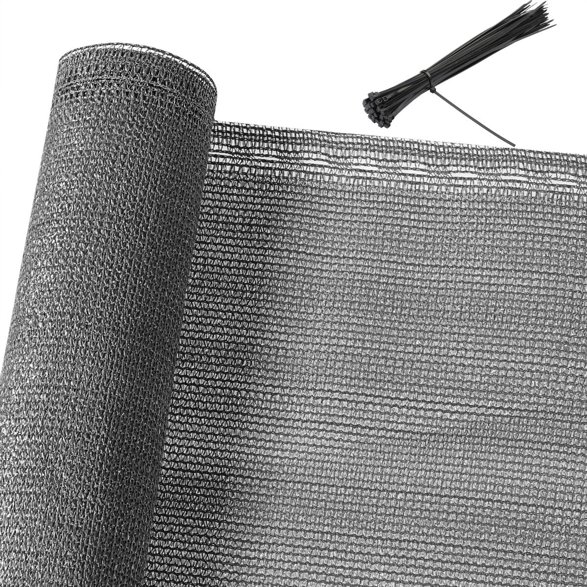 Balkonsichtschutz Anthrazit 1,2x10m