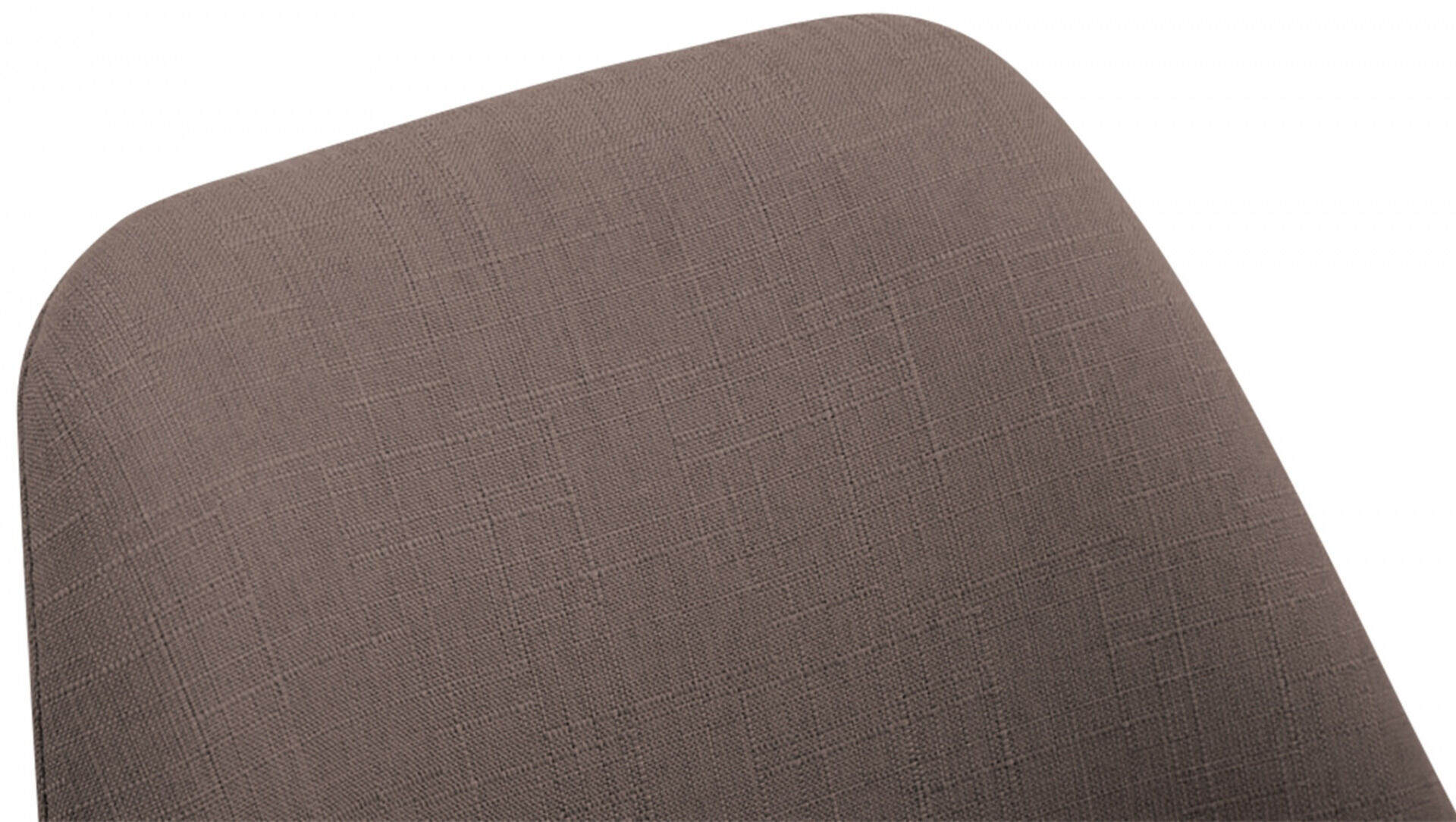 Besucherstuhl Borneo V2 Walnuss Stoff, taupe
