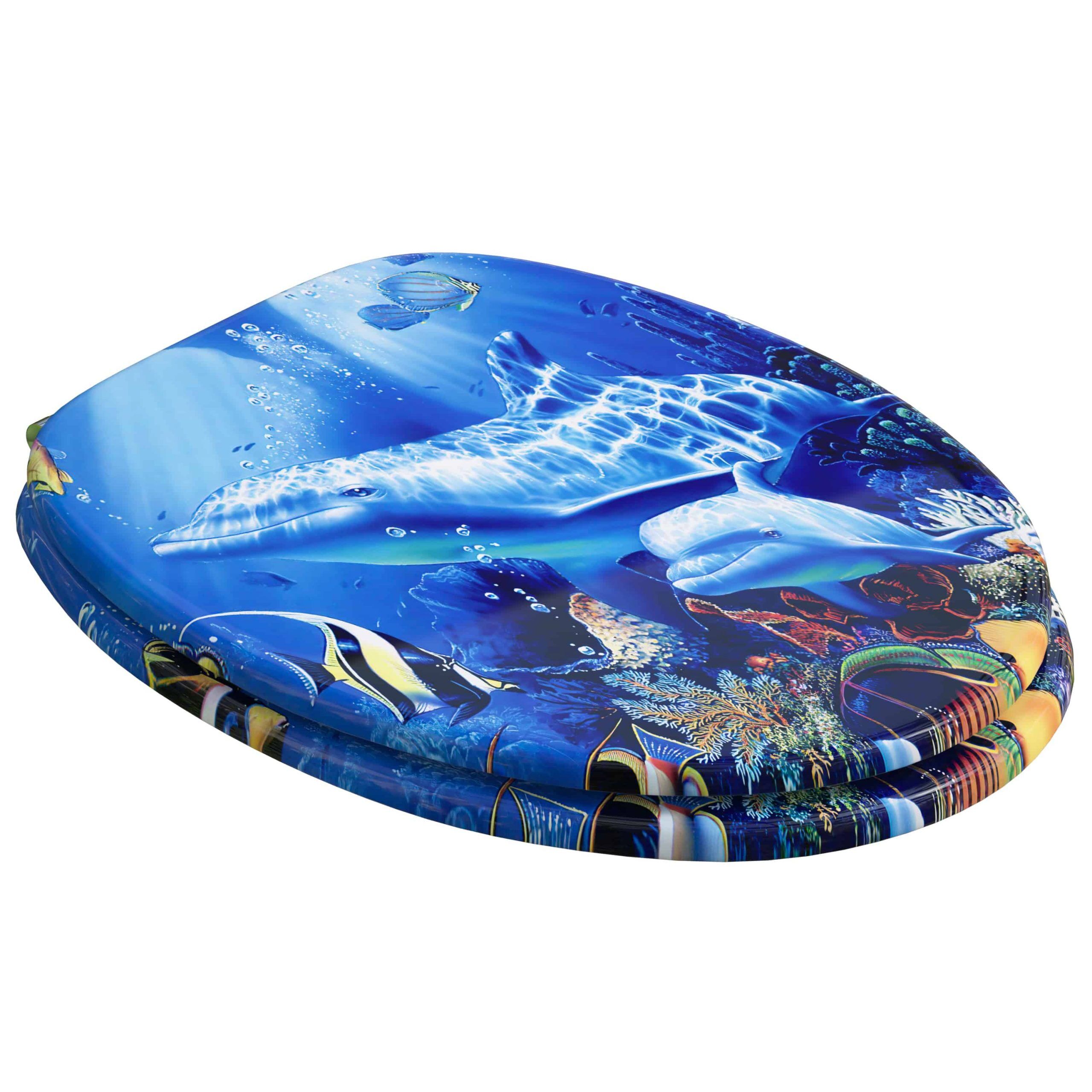 Toilettensitz Sealife mit Absenkautomatik