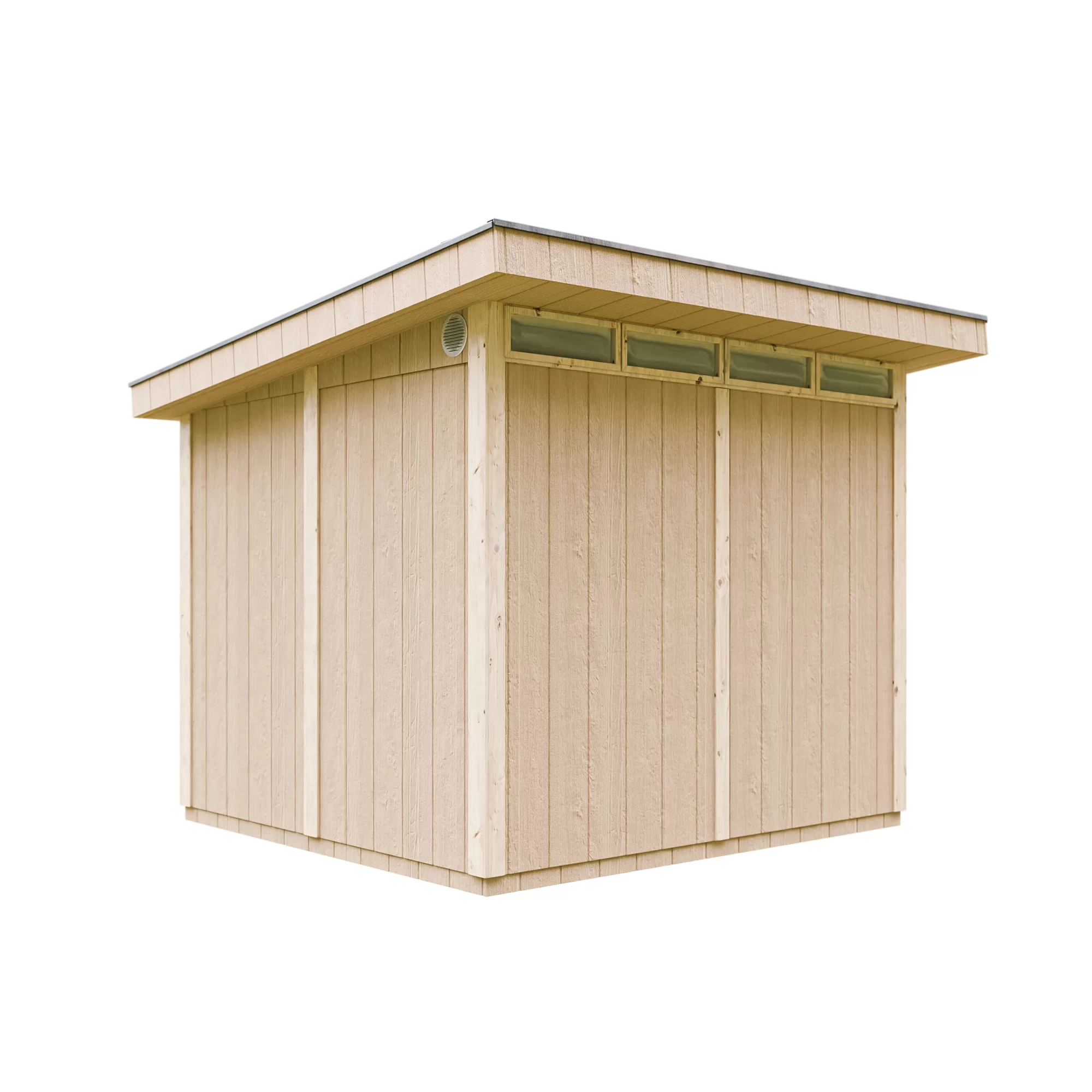 Pultdach Gartenhaus Norge 5 mit LP® SmartSide® M903A – 250 x 236 cm – 6 m2