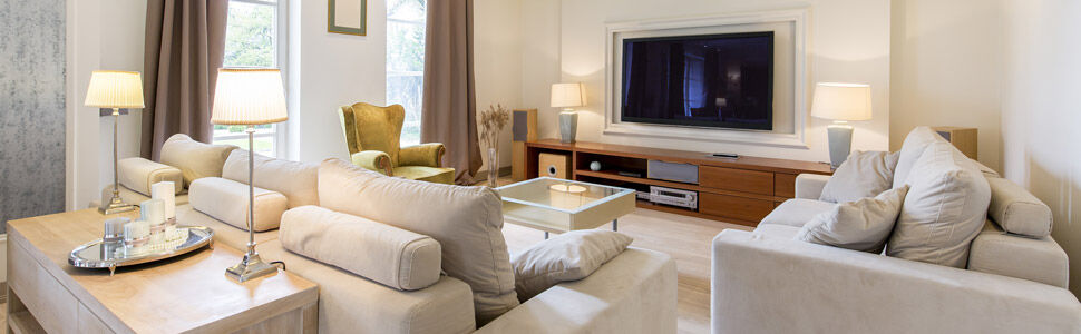 Deckenlampe Schwarz Stoff Ø30cm Sternenhimmel