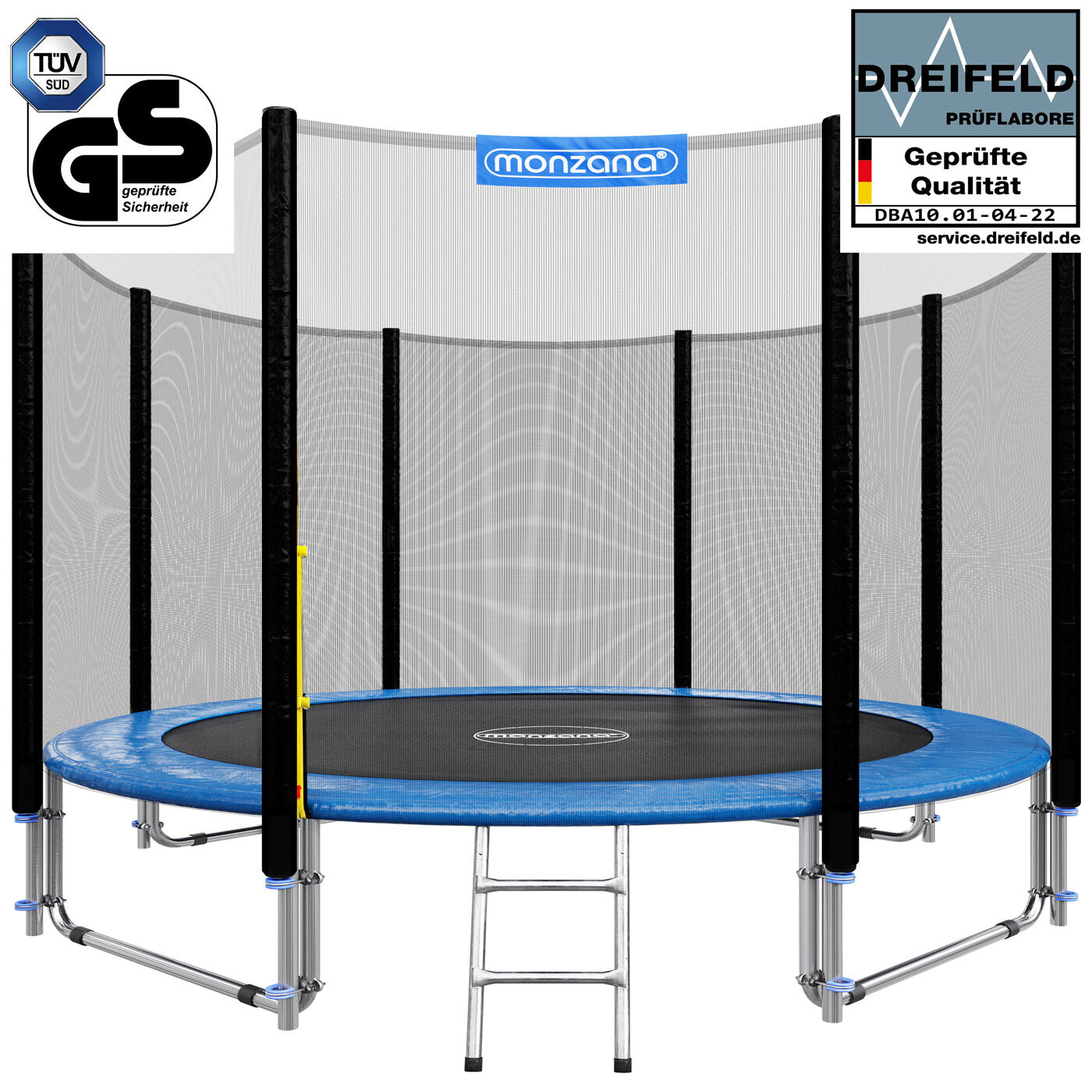 Trampolin Ø305cm inkl Sicherheitsnetz TÜV SÜD GS