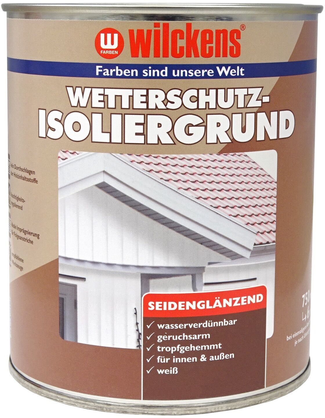 Wilckens Wetterschutz-Isoliergrund Weiß 0.75l