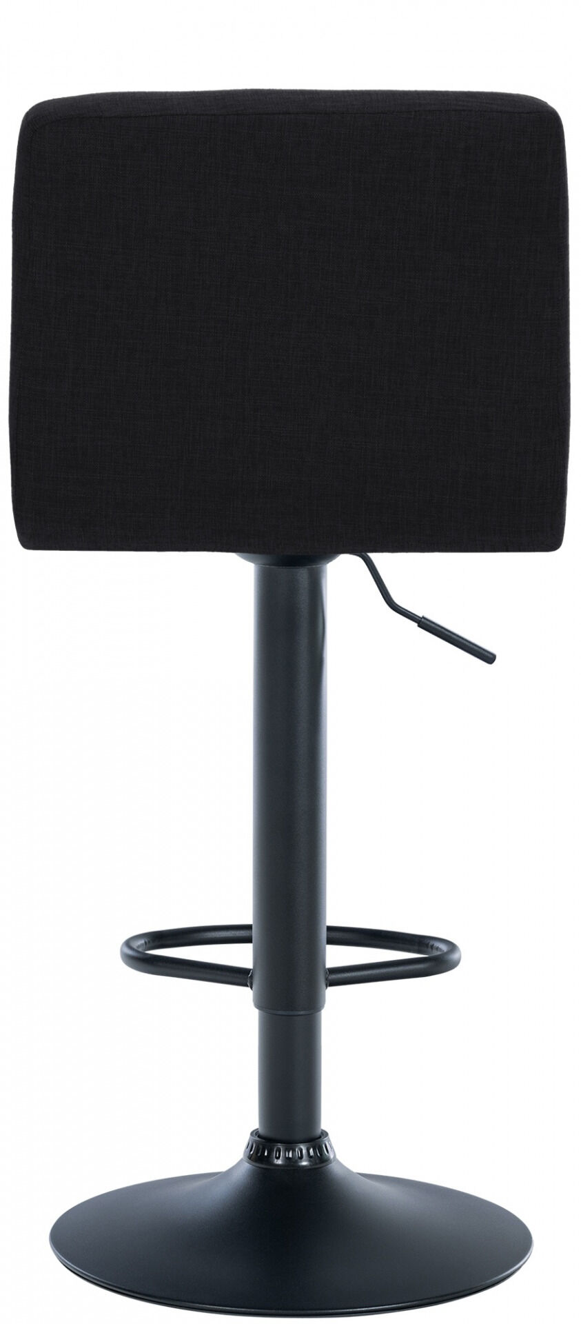 Barhocker Calma Stoff schwarz, schwarz