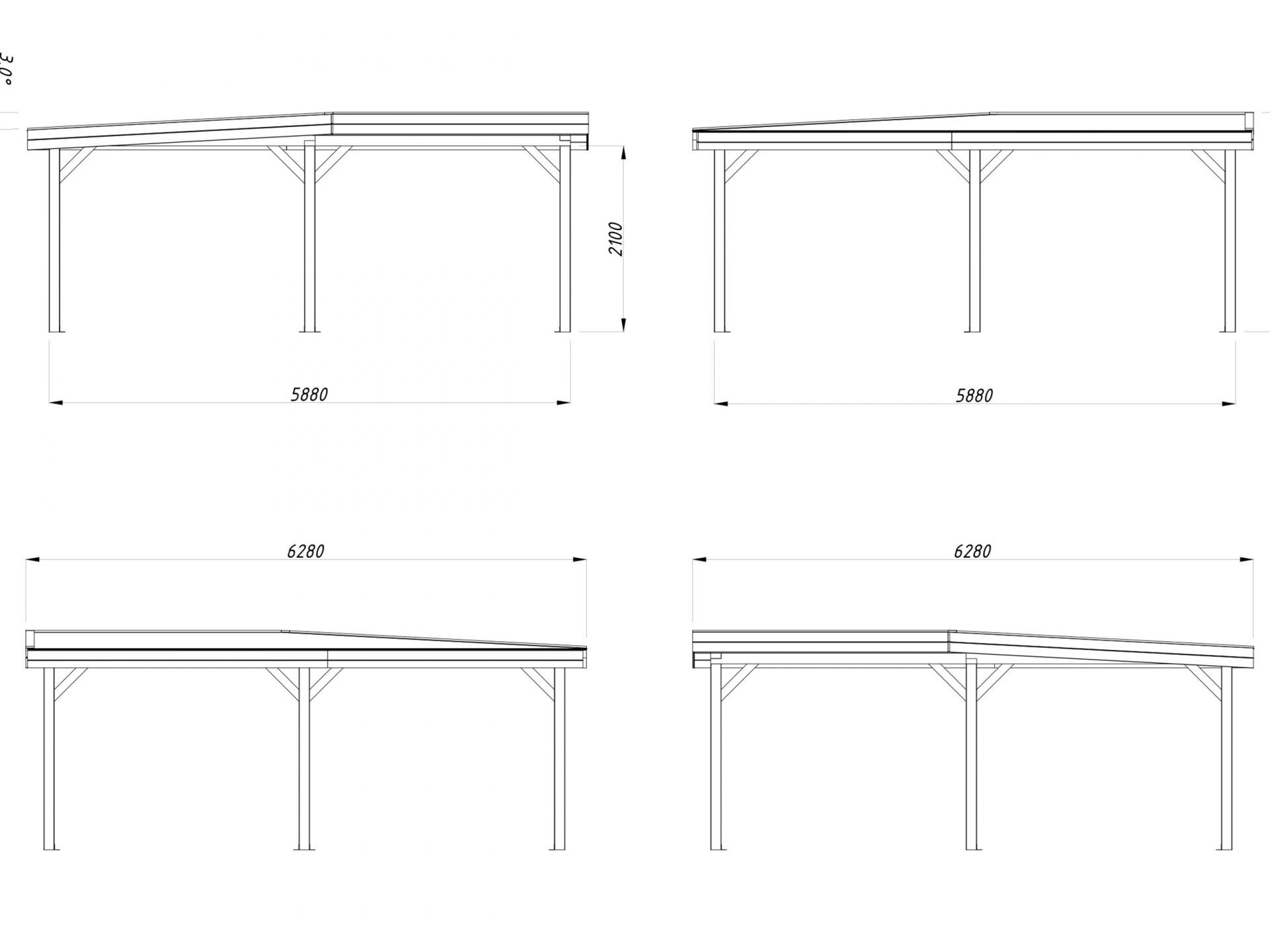 Palmako Pavillon Lenna 24,9 m2