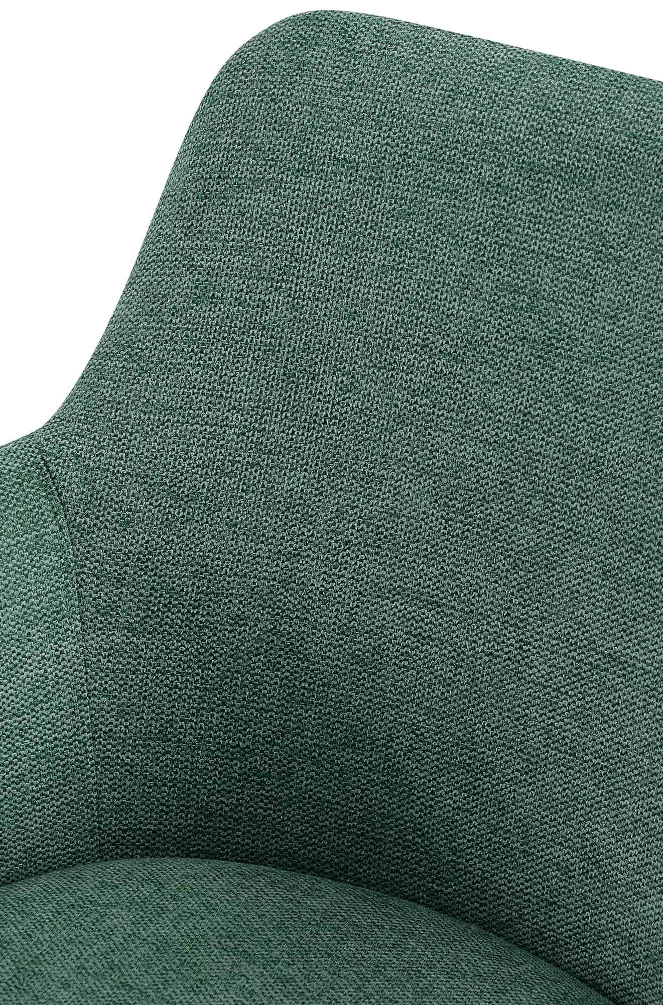 2er Set Esszimmerstuhl Olema Stoff, grün