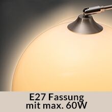 Design Bogenlampe 190-200cm verstellbar